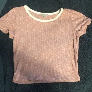 Semi cropped t shirt